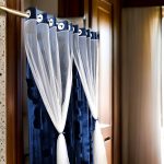 Korean Velvet Curtain Dark Blue